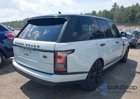 2016 Land Rover Range Rover 3.0L V6 Turbocharged Diesel Hse Td6 from USA, damaged, VIN SALGS2KF4GA261005